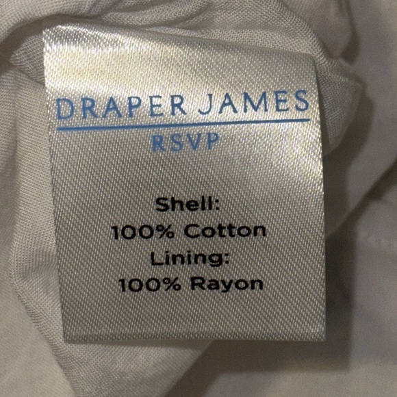 Draper James Top RSVP Floral Smocked Square Neck Eyelet Blouse Women’s 2X - Picture 7 of 10